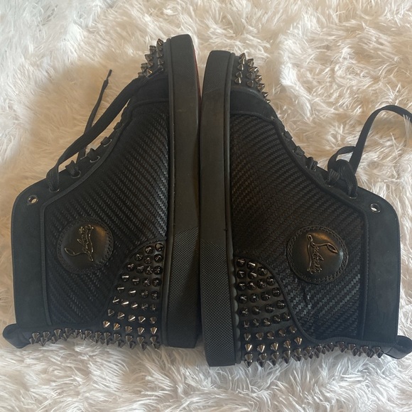 💎 Christian Loubotin Mens Lou Spikes 2 Flat Size 42 - Picture 11 of 17